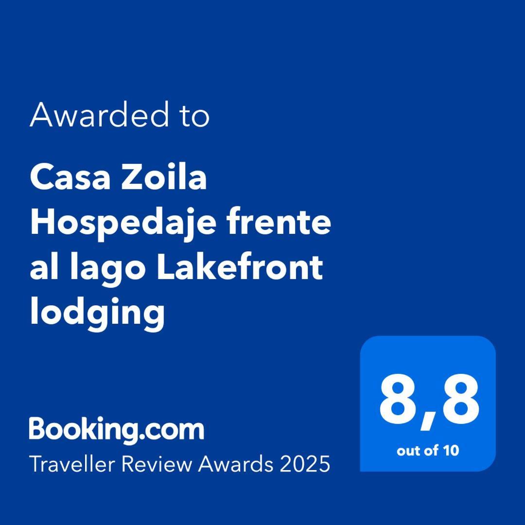 Casa Zoila Hospedaje Frente Al Lago Lakefront Lodging Apartment Flores Exterior photo